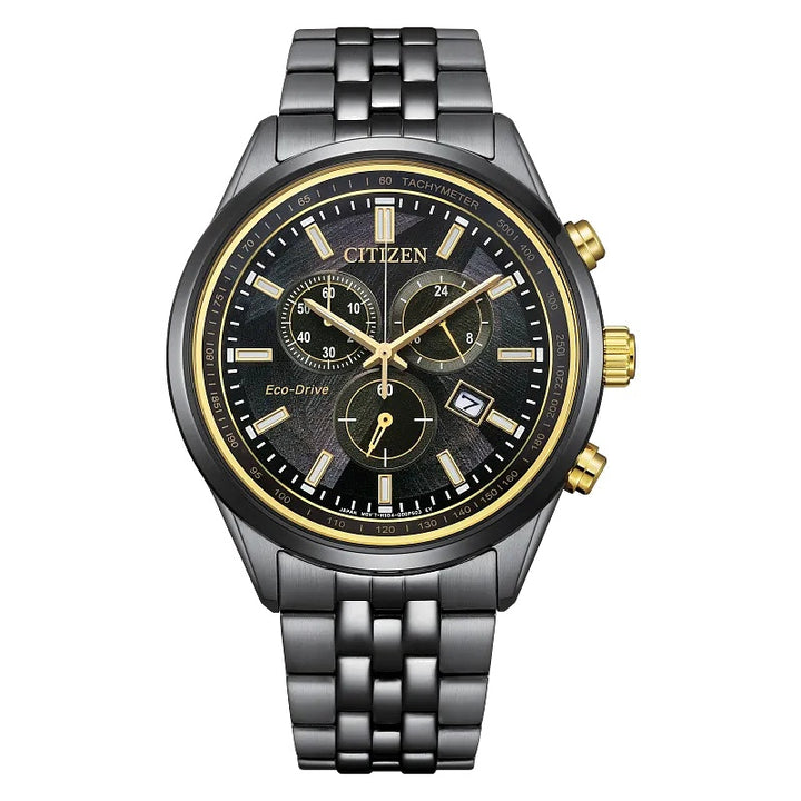 Citizen Classic Light In Black 42mm Eco-Drive Stainless Steel Watch 