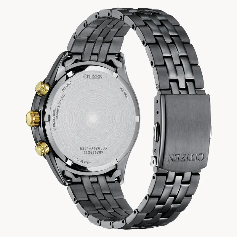 Citizen Classic Light In Black 42mm Eco-Drive Stainless Steel Watch 
