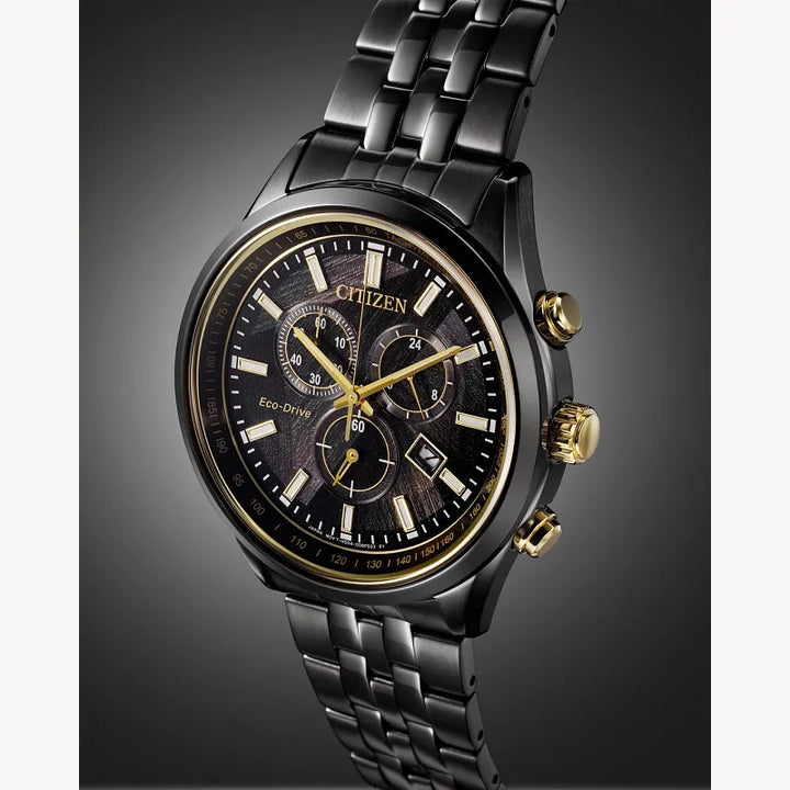 Citizen Classic Light In Black 42mm Eco-Drive Stainless Steel Watch 