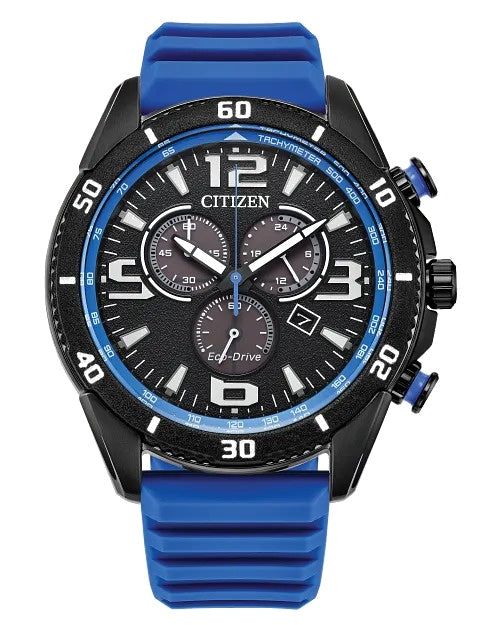 Citizen Brycen 44.8mm Eco-Drive Stainless Steel Watch AT2586-05E