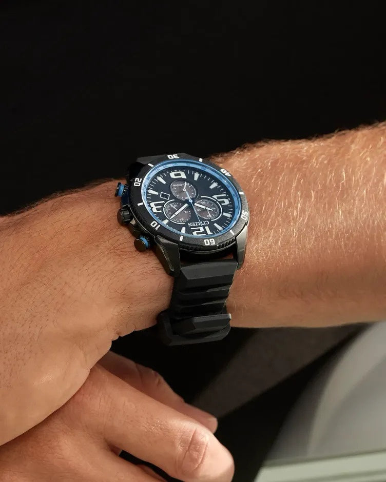 Citizen Brycen 44.8mm Eco-Drive Stainless Steel Watch 