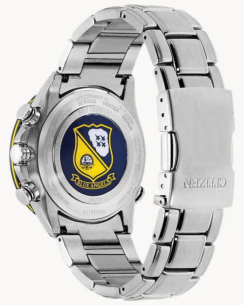 Citizen Blue Angels World Chronograph 43MM Eco-Drive Watch. AT8020-54L