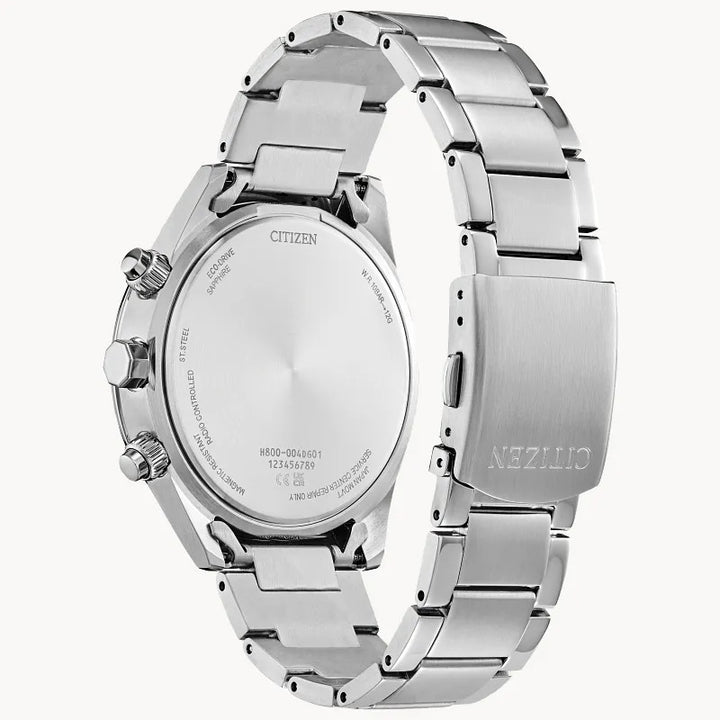 Citizen Sport Luxury 43mm Eco-Drive Stainless Steel Watch 