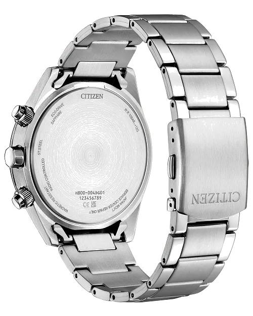 Citizen Sport Luxury 43mm Eco-Drive Stainless Steel Watch 
