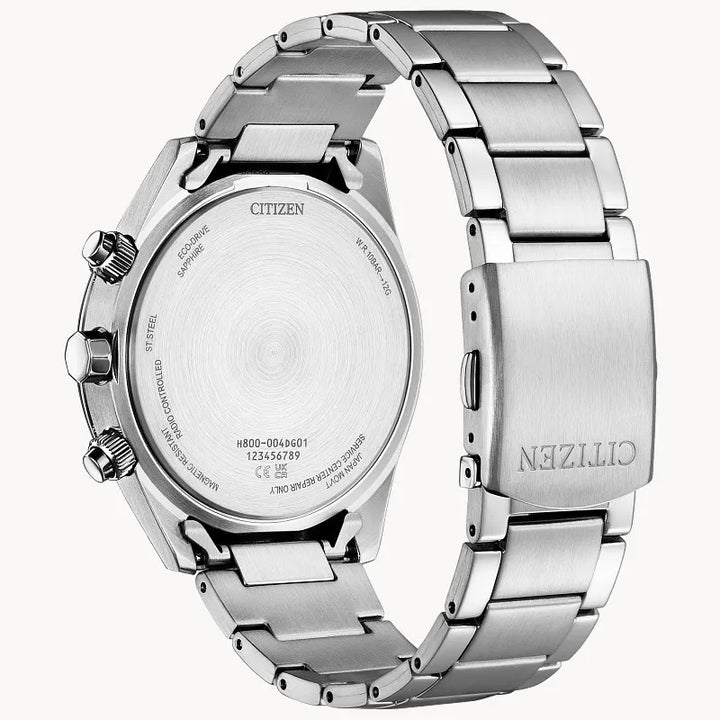 Citizen Sport Luxury 43mm Eco-Drive Stainless Steel Watch 