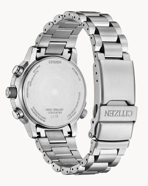 Citizen Promaster Navihawk A-T 41mm Eco-Drive Stainless Steel Watch 