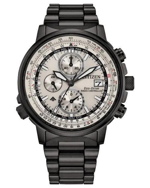 Citizen Promaster Navihawk A-T 41mm Eco-Drive Stainless Steel Watch 