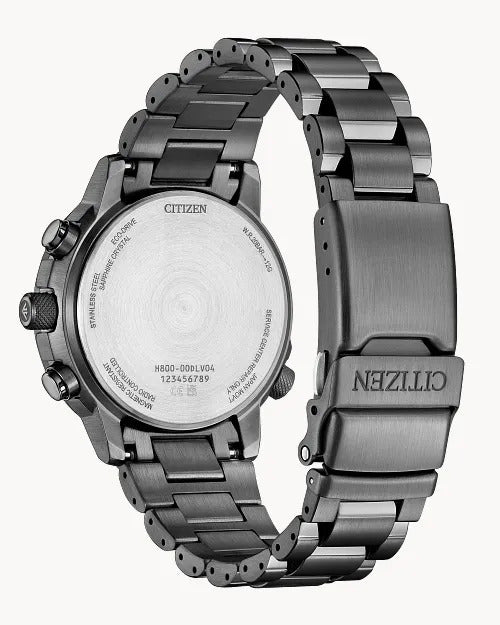 Citizen Promaster Navihawk A-T 41mm Eco-Drive Stainless Steel Watch 