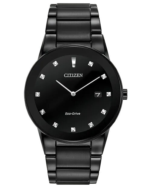 Citizen Axiom Diamond Accent 40MM Eco-Drive Watch. AU1065-58G