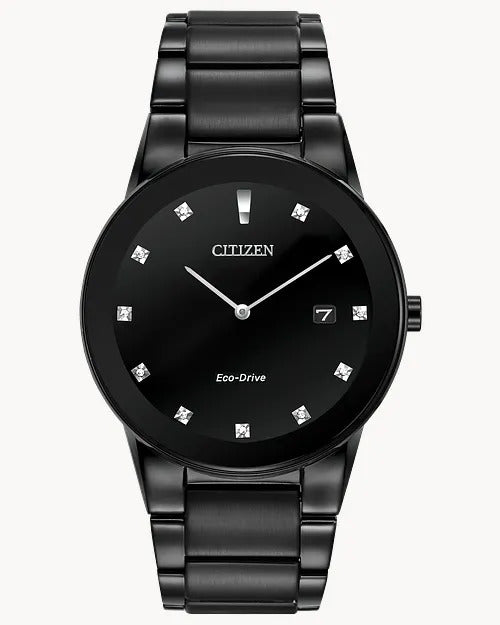Citizen Axiom Diamond Accent 40MM Eco-Drive Watch. AU1065-58G