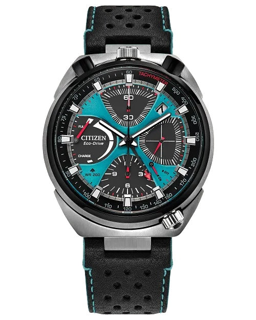 Citizen Promaster Tsuno Chrono Racer 44.5mm Eco-Drive Stainless Steel Watch 