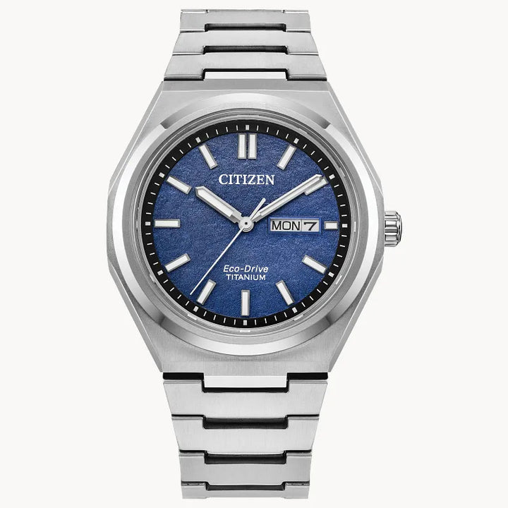 Citizen Zenshin Three-hand Super Titanium 39mm Eco-Drive Watch 