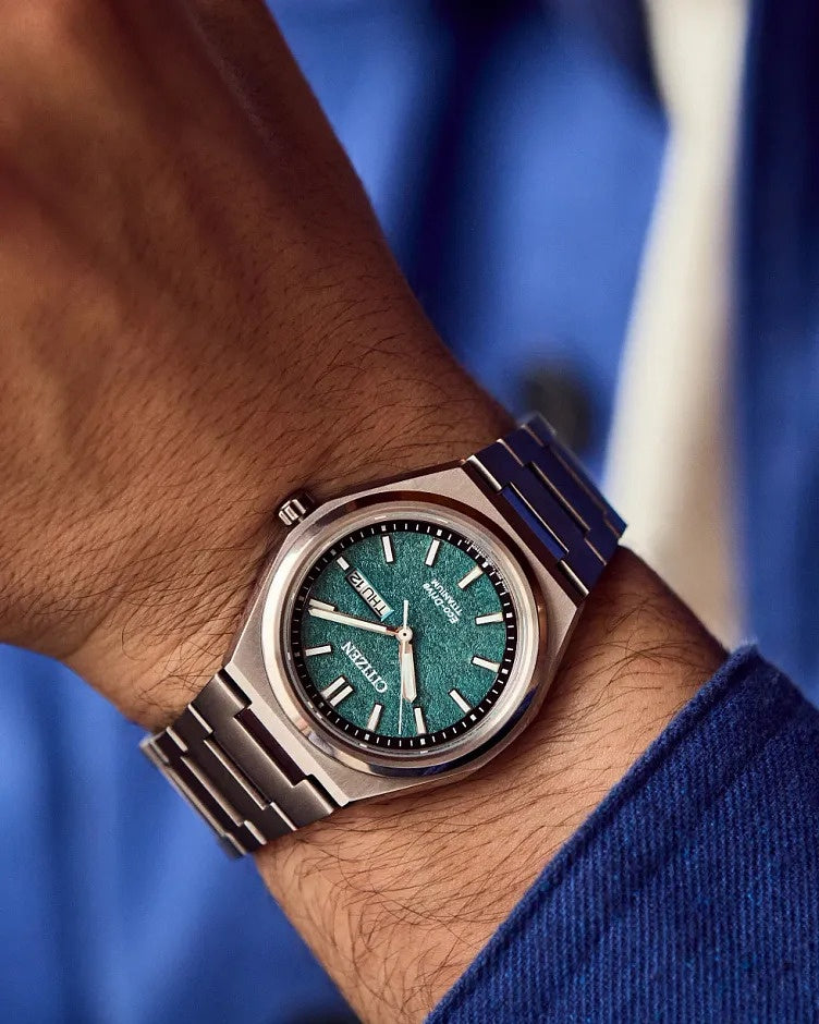 Citizen Zenshin Three-Hand 39mm Eco-Drive Super Titanium Watch 