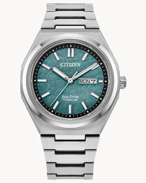 Citizen Zenshin Three-Hand 39mm Eco-Drive Super Titanium Watch 
