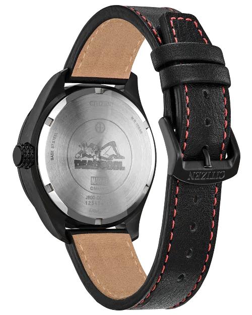 Citizen Here Comes Deadpool 42mm Eco-Drive Stainless Steel Watch 