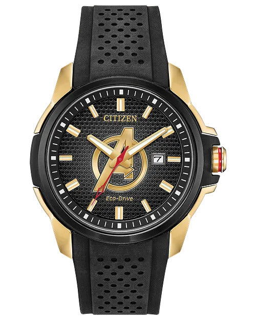 Citizen Avengers 44mm Eco-Drive Stainless Steel Watch 