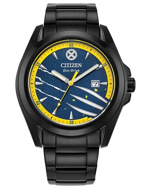 Citizen Wolverine 43mm Eco-Drive Stainless Steel Watch AW1435-66W
