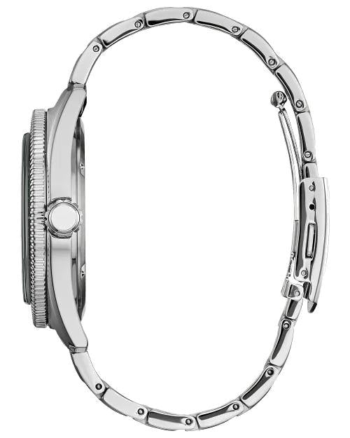 Citizen Tee Time Mickey 43mm Eco-Drive Stainless Steel Watch 