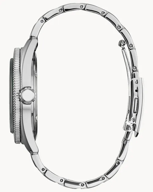 Citizen Tee Time Mickey 43mm Eco-Drive Stainless Steel Watch 