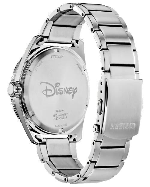 Citizen Tee Time Mickey 43mm Eco-Drive Stainless Steel Watch 