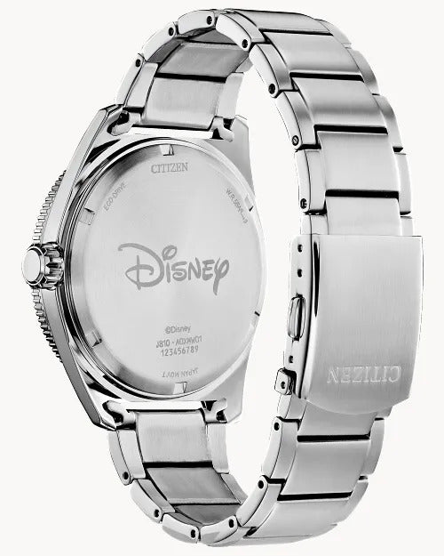 Citizen Tee Time Mickey 43mm Eco-Drive Stainless Steel Watch 