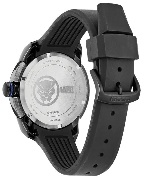 Citizen Marvel Black Panther 47mm Eco-Drive Watch. AW1615-05W