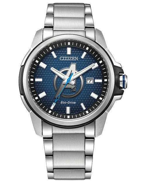 Citizen Avengers 44mm Eco-Drive Stainless Steel Watch 