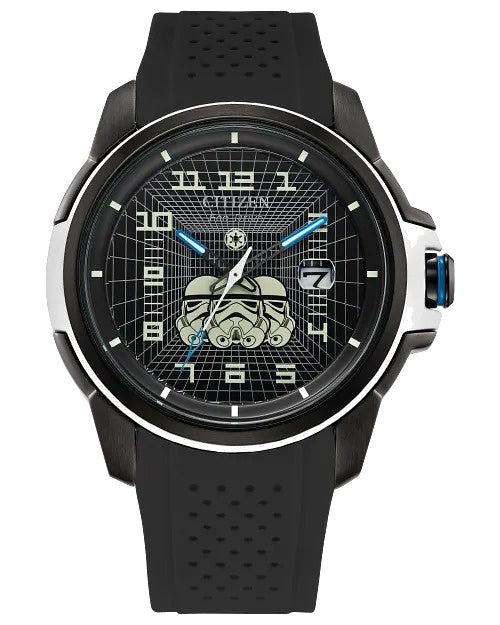 Citizen Imperial Stormtrooper 44mm Eco-Drive Stainless Steel Watch AW1659-00W