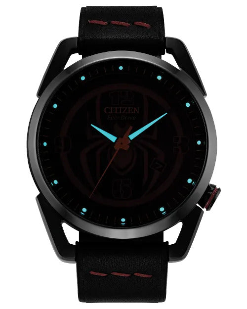 Citizen Miles Morales 42mm Eco-Drive Stainless Steel Watch 
