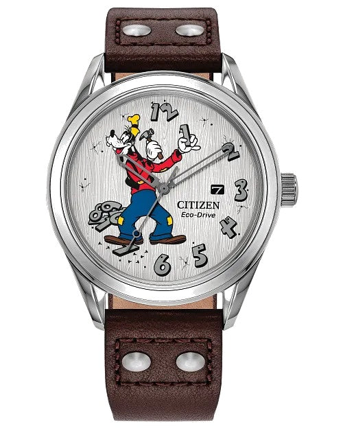 Citizen Fix-It-Goofy 40.2mm Eco-Drive Stainless Steel Watch 