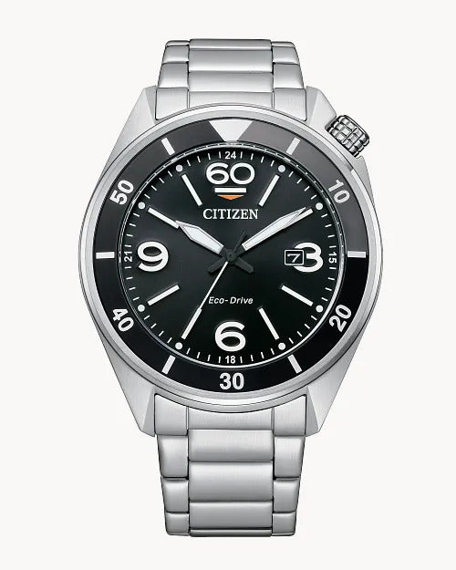 Citizen Sport 44mm Eco-Drive Stainless Steel Watch 