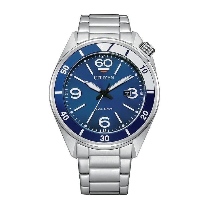 Citizen Sport 44mm Eco-Drive Stainless Steel Watch 