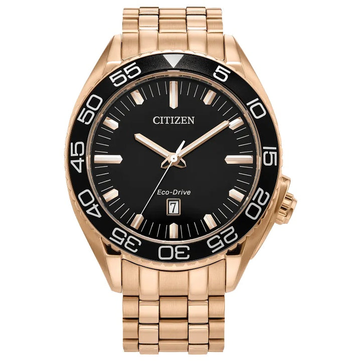 Citizen Carson 42mm Eco-Drive Stainless Steel Watch 