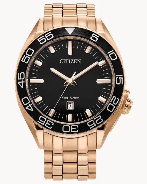 Citizen Carson 42mm Eco-Drive Stainless Steel Watch 