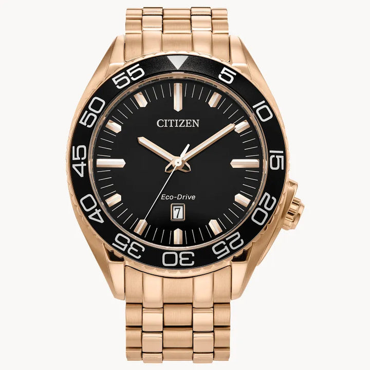 Citizen Carson 42mm Eco-Drive Stainless Steel Watch 