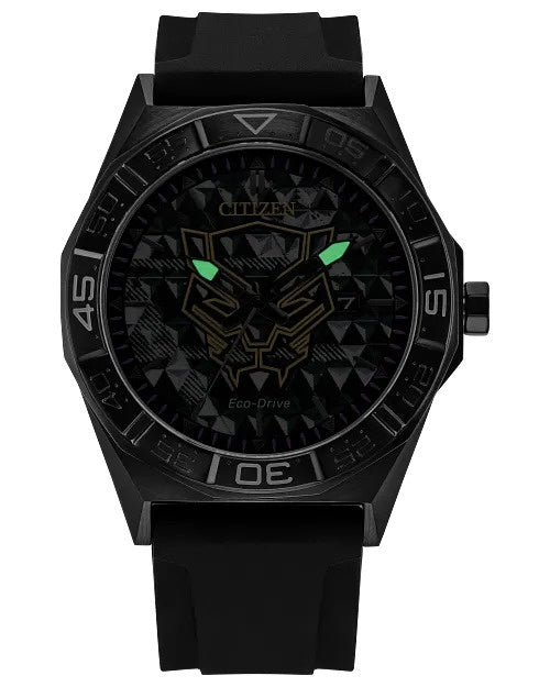 Citizen Black Panther 60Th Anniversary 42mm Eco-Drive Stainless Steel Watch AW1858-03W