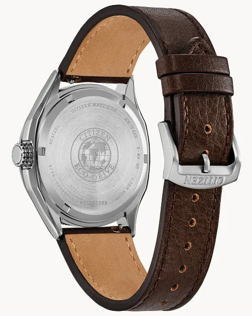 Citizen Terra Force 41.2mm Eco-Drive Stainless Steel Watch 