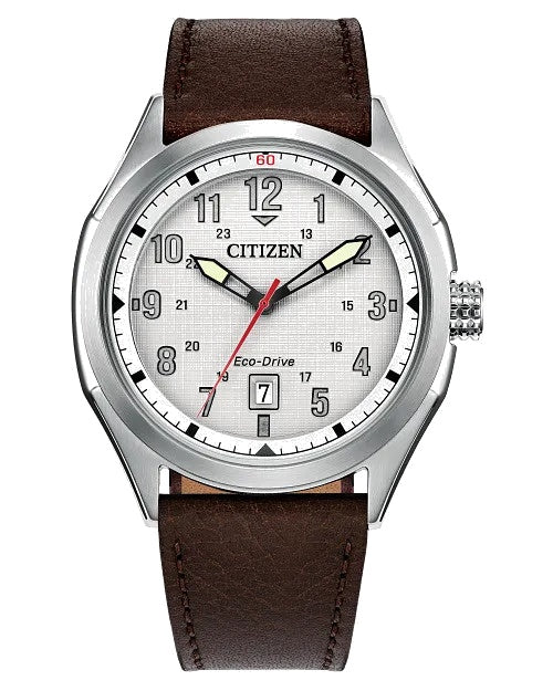 Citizen Terra Force 41.2mm Eco-Drive Stainless Steel Watch AW1890-19B