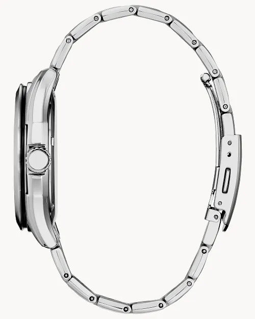 Citizen Terra Force 41.2mm Eco-Drive Stainless Steel Watch 
