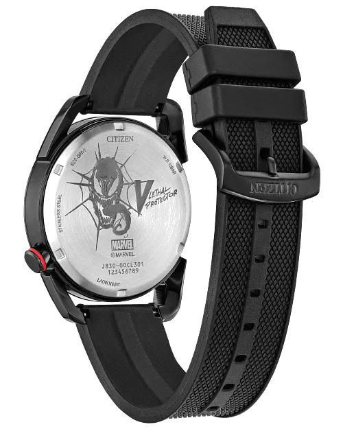 Citizen Venom Lethal Protector 42mm Eco-Drive Stainless Steel Watch AW2065-41W