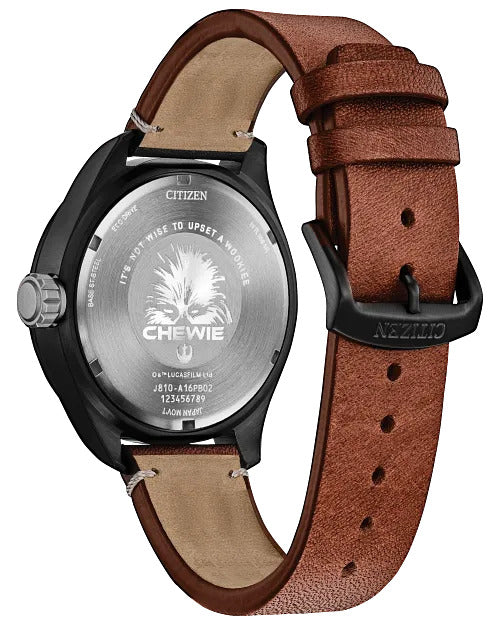 Citizen Chewbacca 43mm Eco-Drive Stainless Steel Watch 
