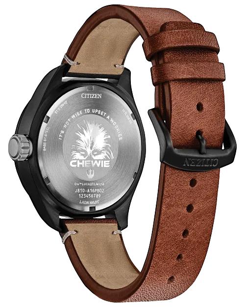 Citizen Chewbacca 43mm Eco-Drive Stainless Steel Watch AW5008-06W