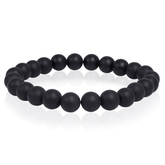 Italgem Steel Multi Beaded Bracelet 8mm