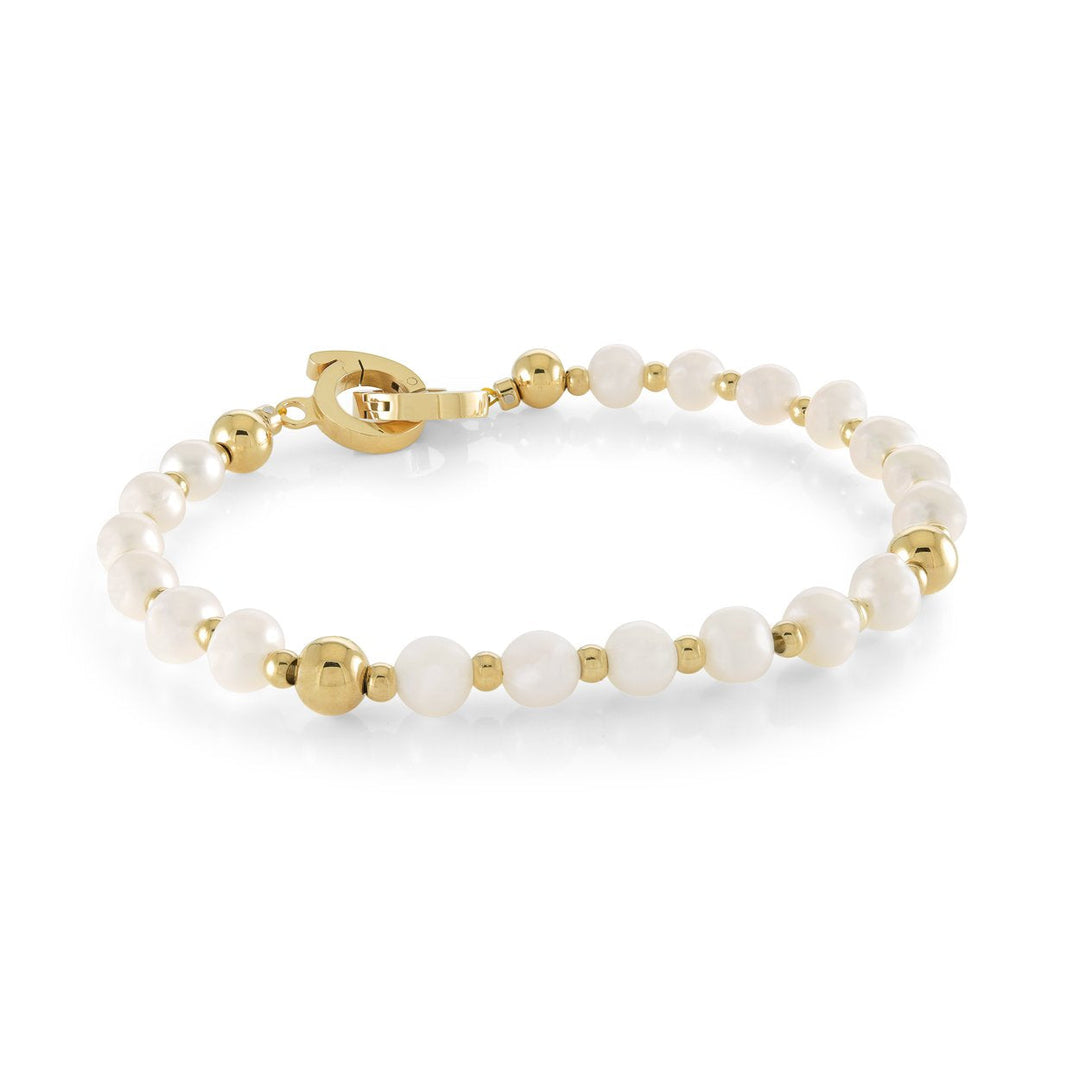 Italgem Steel Pearl Bracelet 6mm
