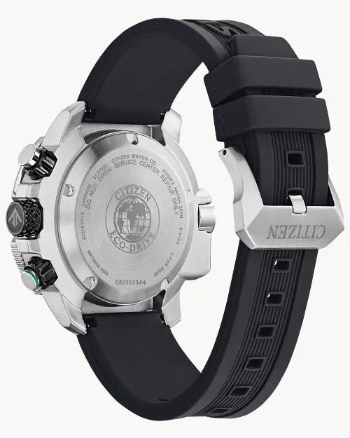 Citizen Promaster Aqualand 46mm Eco-Drive Stainless Steel Watch 