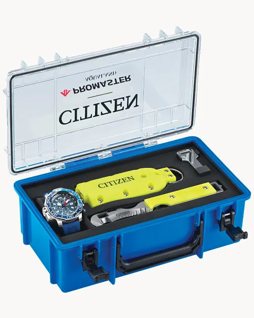 Citizen Promaster Aqualand 46mm Eco-Drive Stainless Steel Watch 