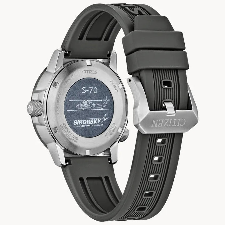 Citizen Promaster Sikorsky 42.4mm Eco-Drive Stainless Steel Watch 
