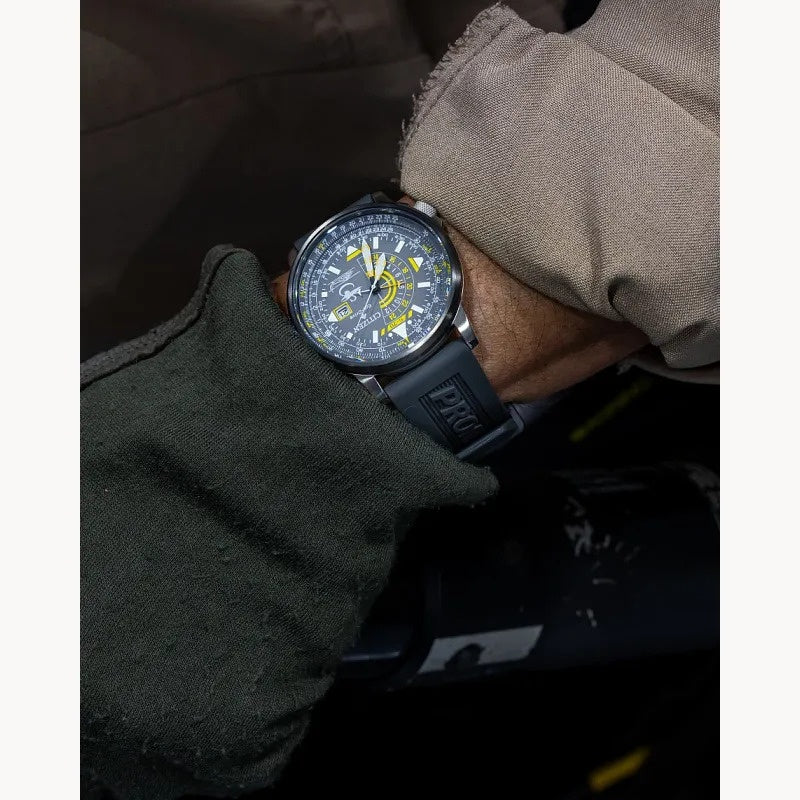 Citizen Promaster Sikorsky 42.4mm Eco-Drive Stainless Steel Watch 