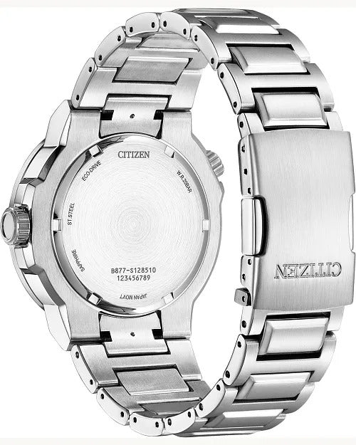 Citizen Endeavor 44mm Eco-Drive Stainless Steel Watch 