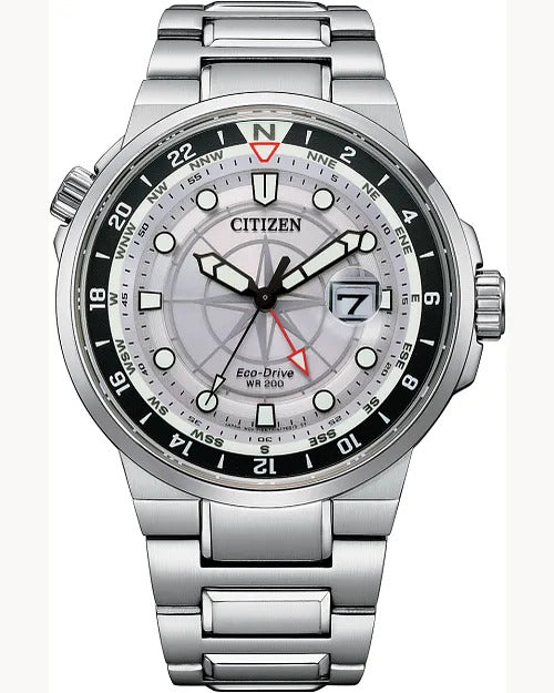 Citizen Endeavor 44mm Eco-Drive Stainless Steel Watch 